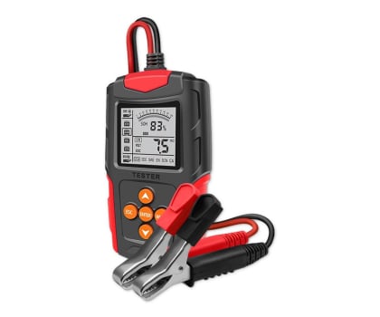 Ładowarka do akumulatorów Qoltec Cyfrowy tester akumulatora LCD/12V/24V/3Ah-200Ah
